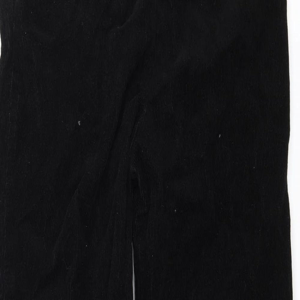 New Look Womens Black  Corduroy Trousers  Size 8 L24 in