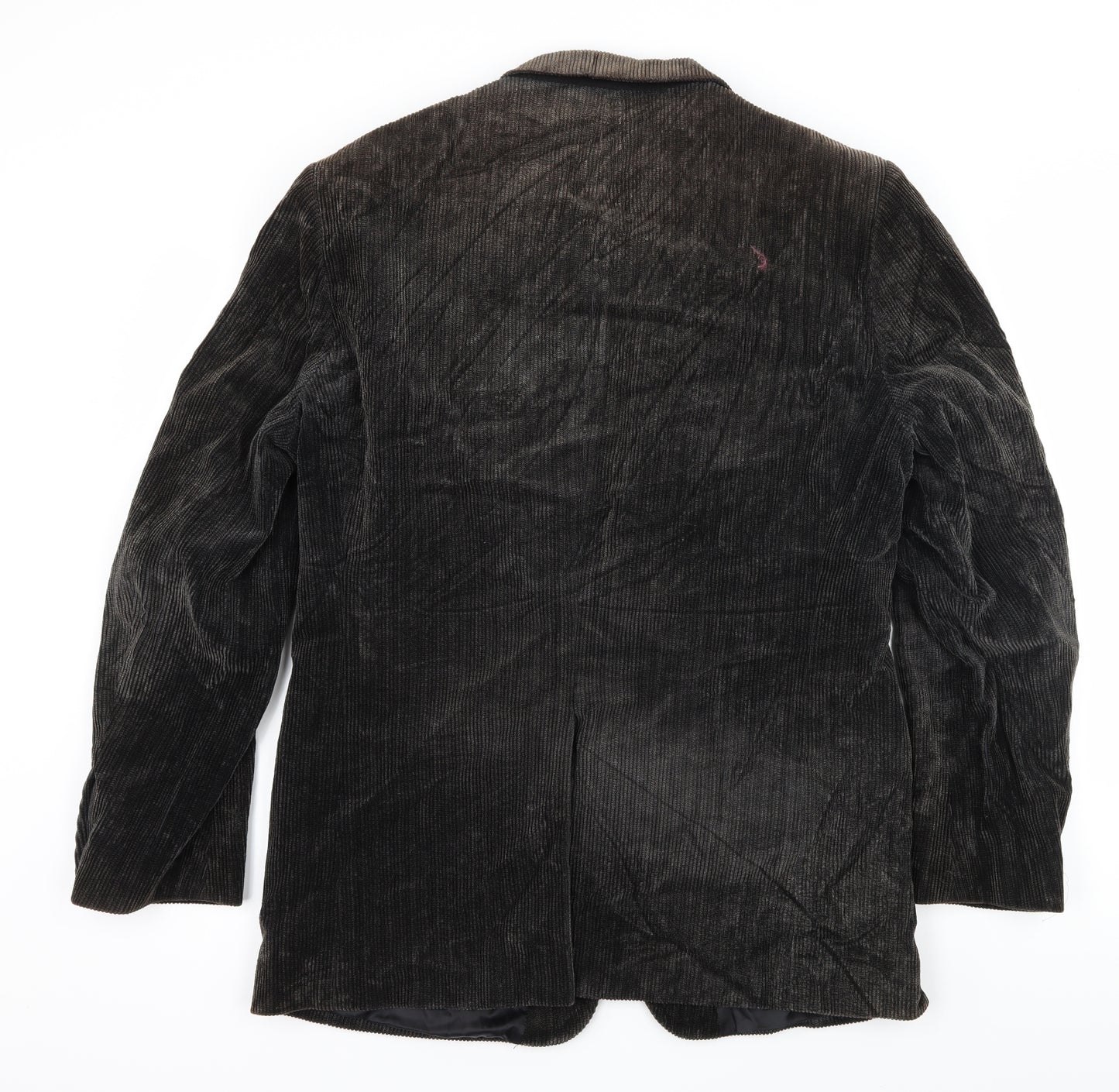 H&M Mens Grey  Corduroy Jacket Blazer Size XL
