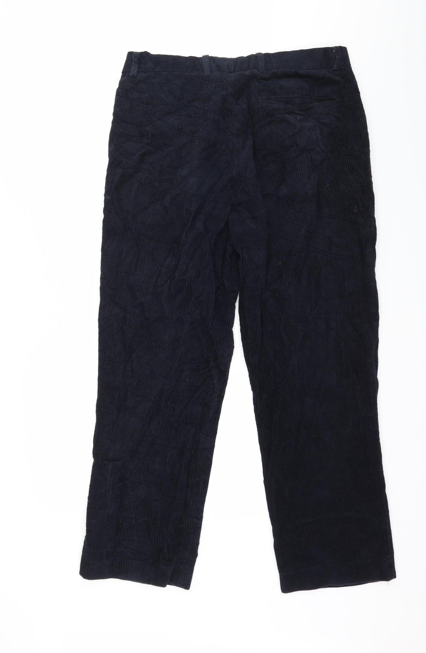 Preworn Mens Blue  Corduroy Trousers  Size 34 L29 in
