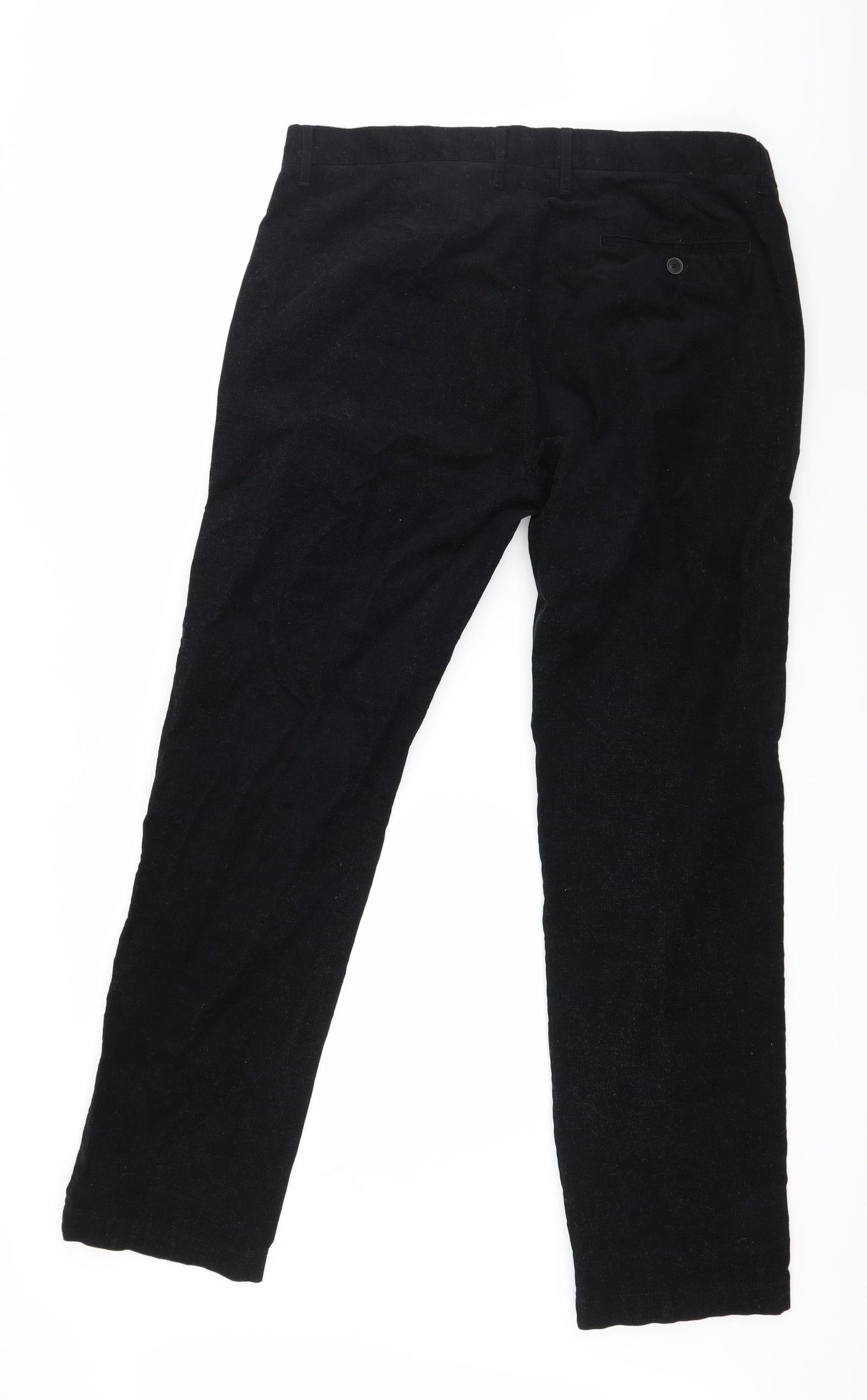 Marks and Spencer Mens Black   Trousers  Size 36 L31 in