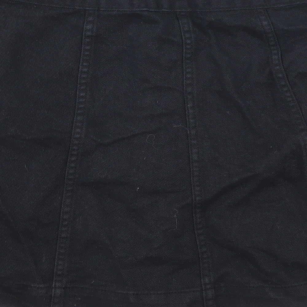 Divided by H&M Womens Black  Denim A-Line Skirt Size 10