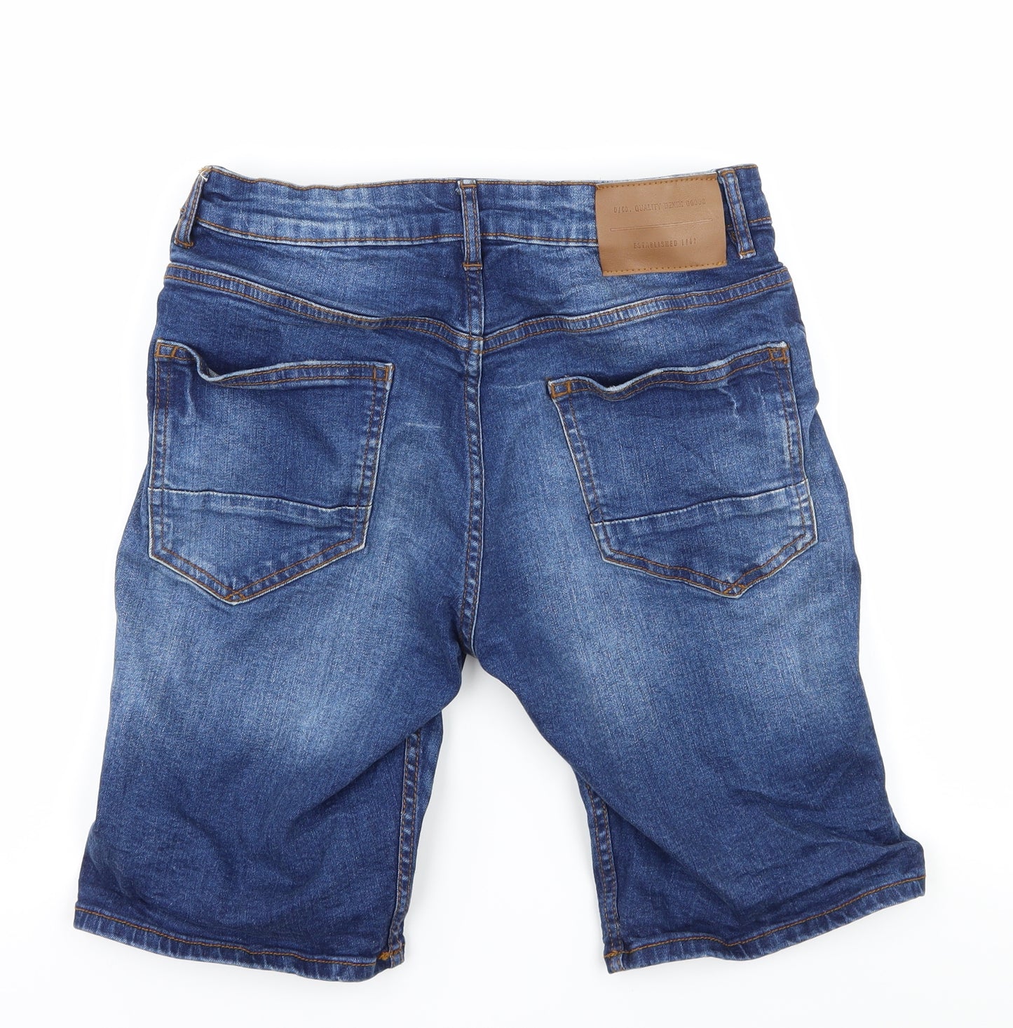 Denim & Co. Mens Blue  Denim Bermuda Shorts Size 32