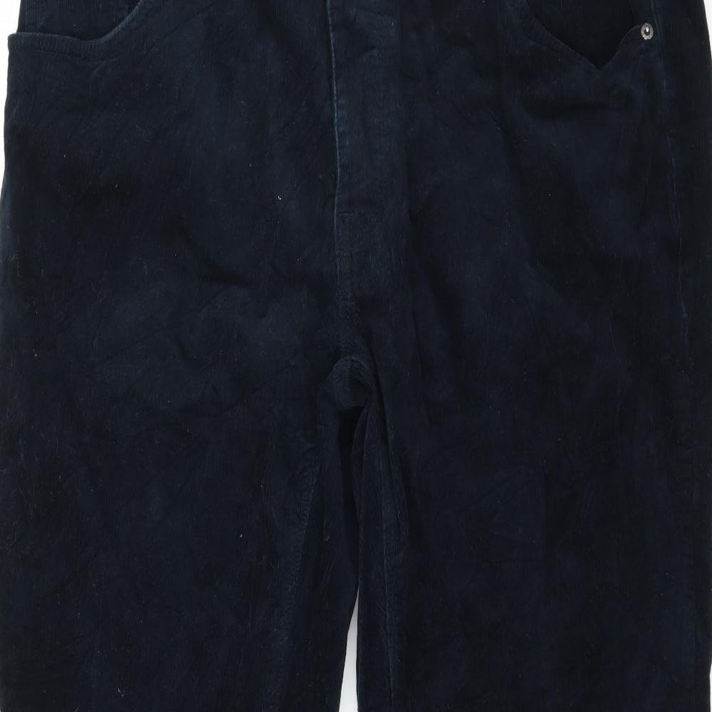 Easy Mens Blue  Corduroy Trousers  Size 38 L32 in