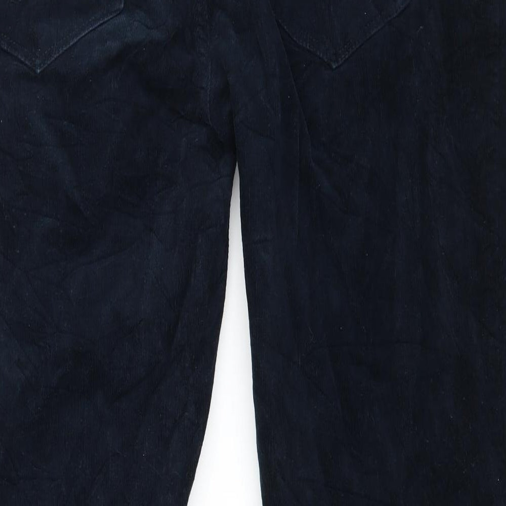 Easy Mens Blue  Corduroy Trousers  Size 38 L32 in