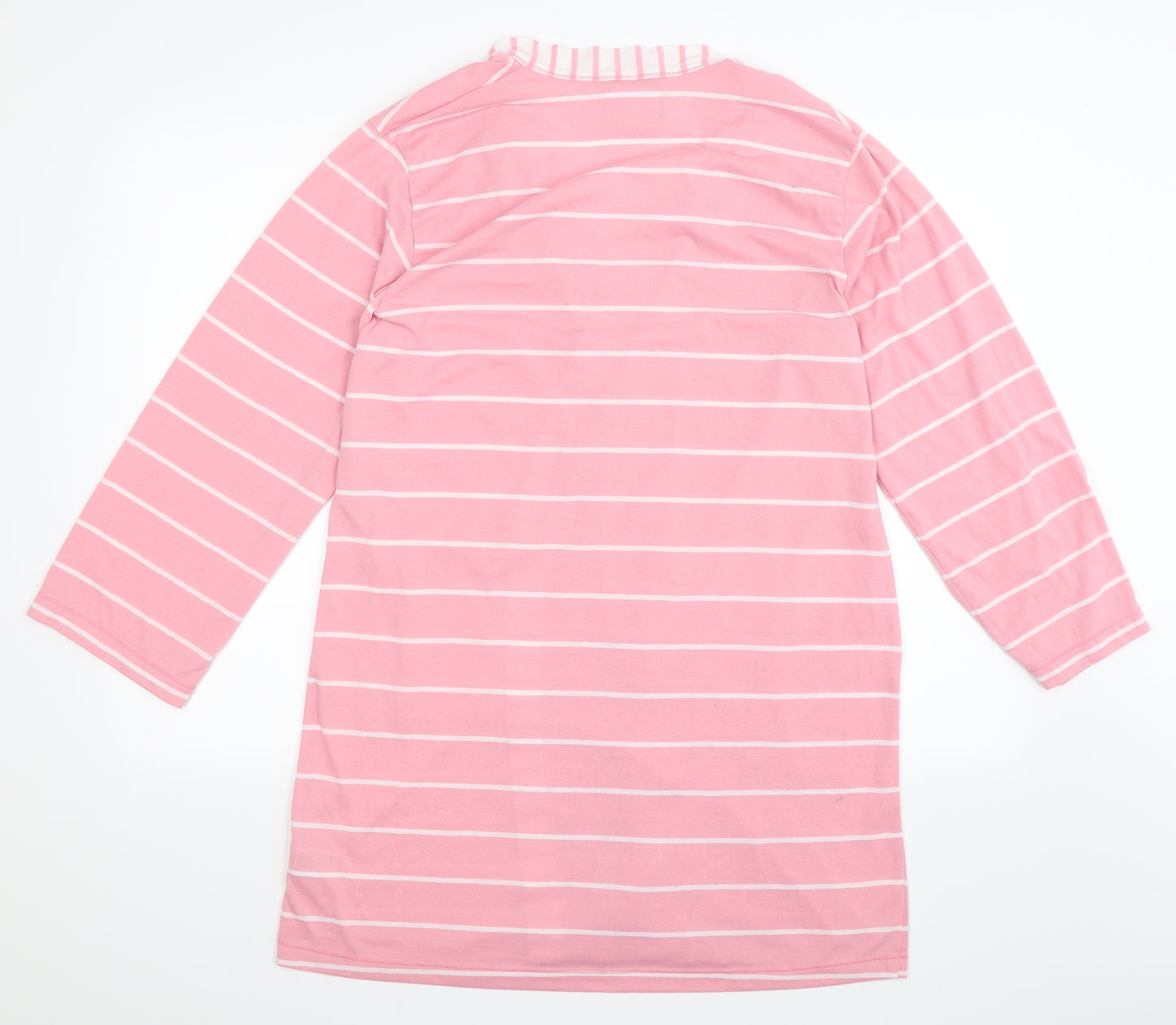 Matalan Womens Pink Striped  Babydoll Robe Size 10