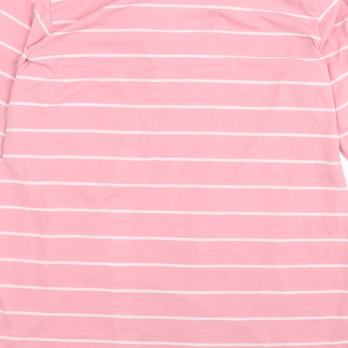 Matalan Womens Pink Striped  Babydoll Robe Size 10