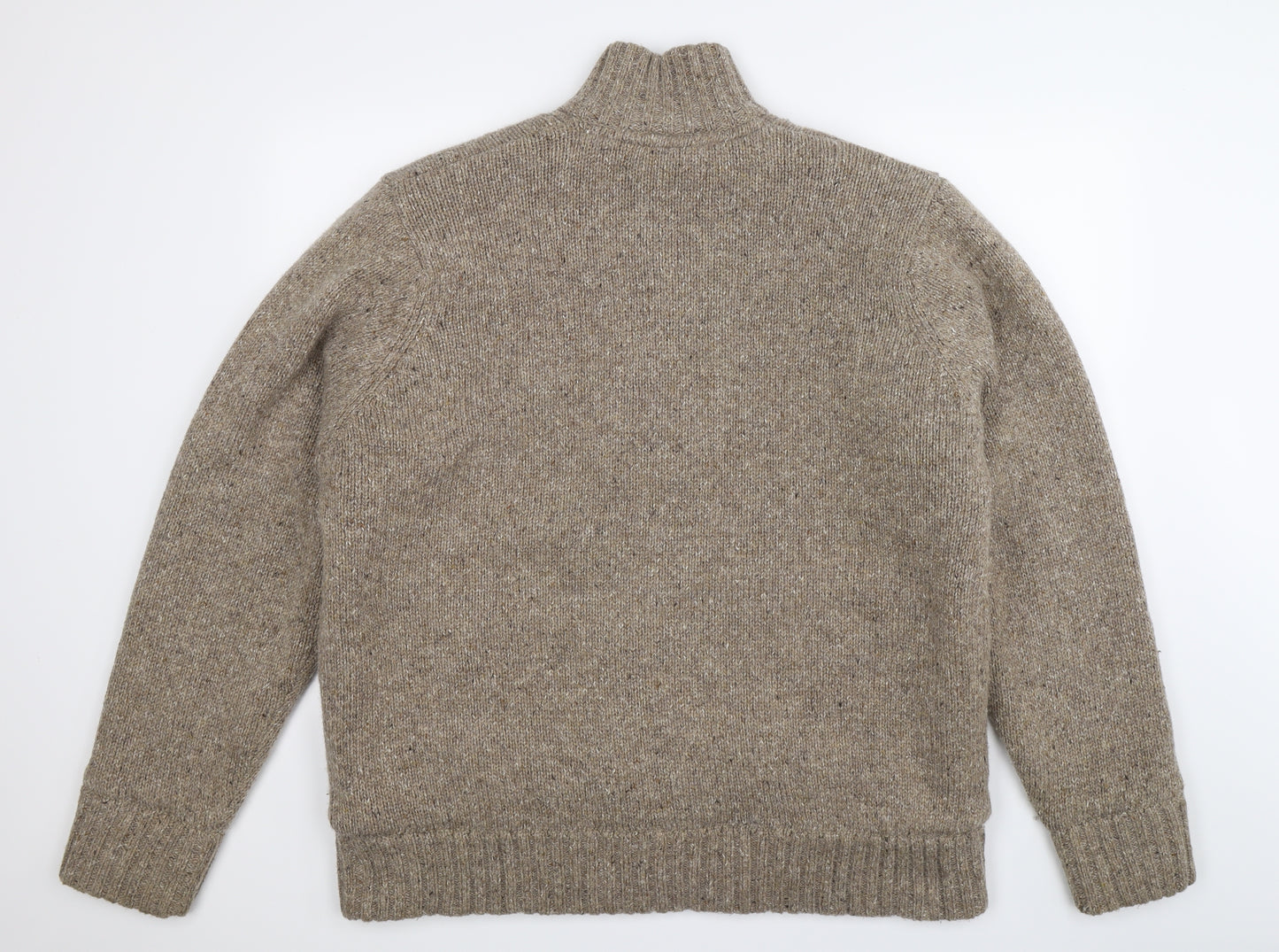 North Coast Mens Grey  Knit Cardigan Jumper Size 2XL