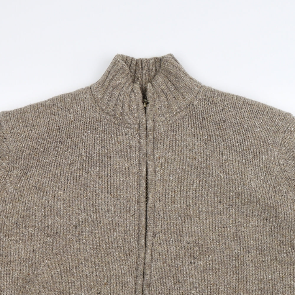 North Coast Mens Grey  Knit Cardigan Jumper Size 2XL