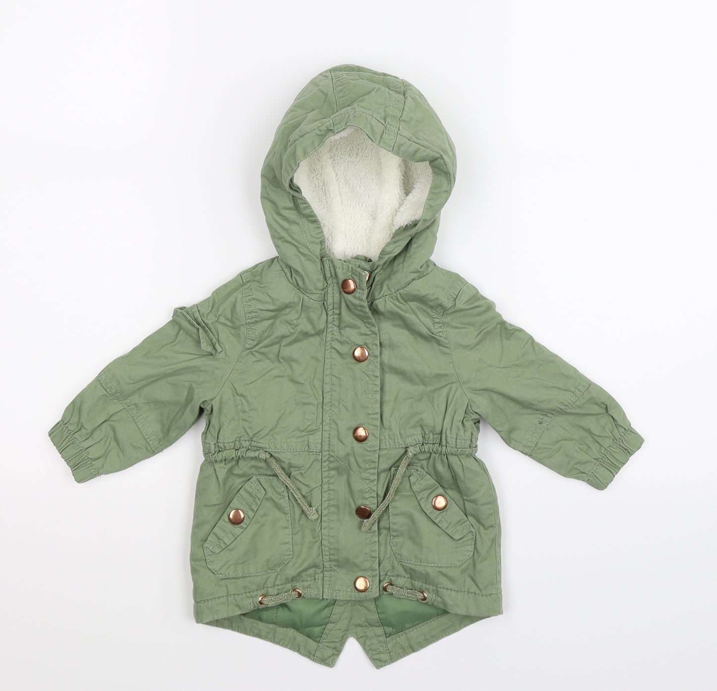 Pep&Co Baby Green   Jacket Coat Size 6-9 Months