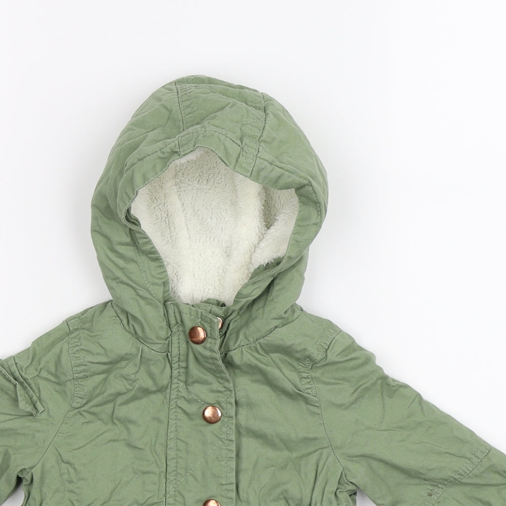 Pep&Co Baby Green   Jacket Coat Size 6-9 Months