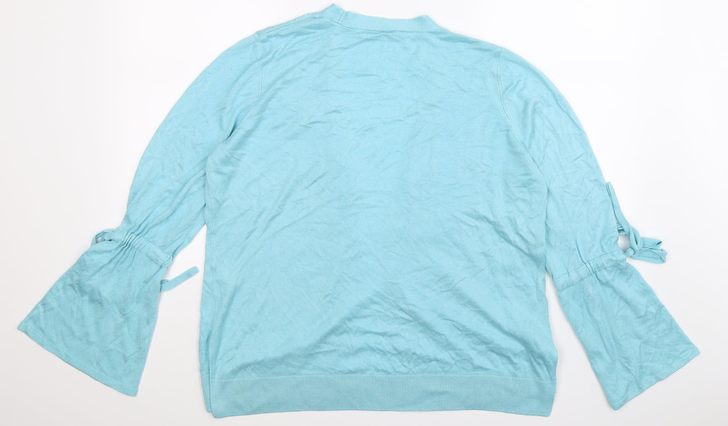 George Womens Blue  Knit Cardigan Jumper Size 18
