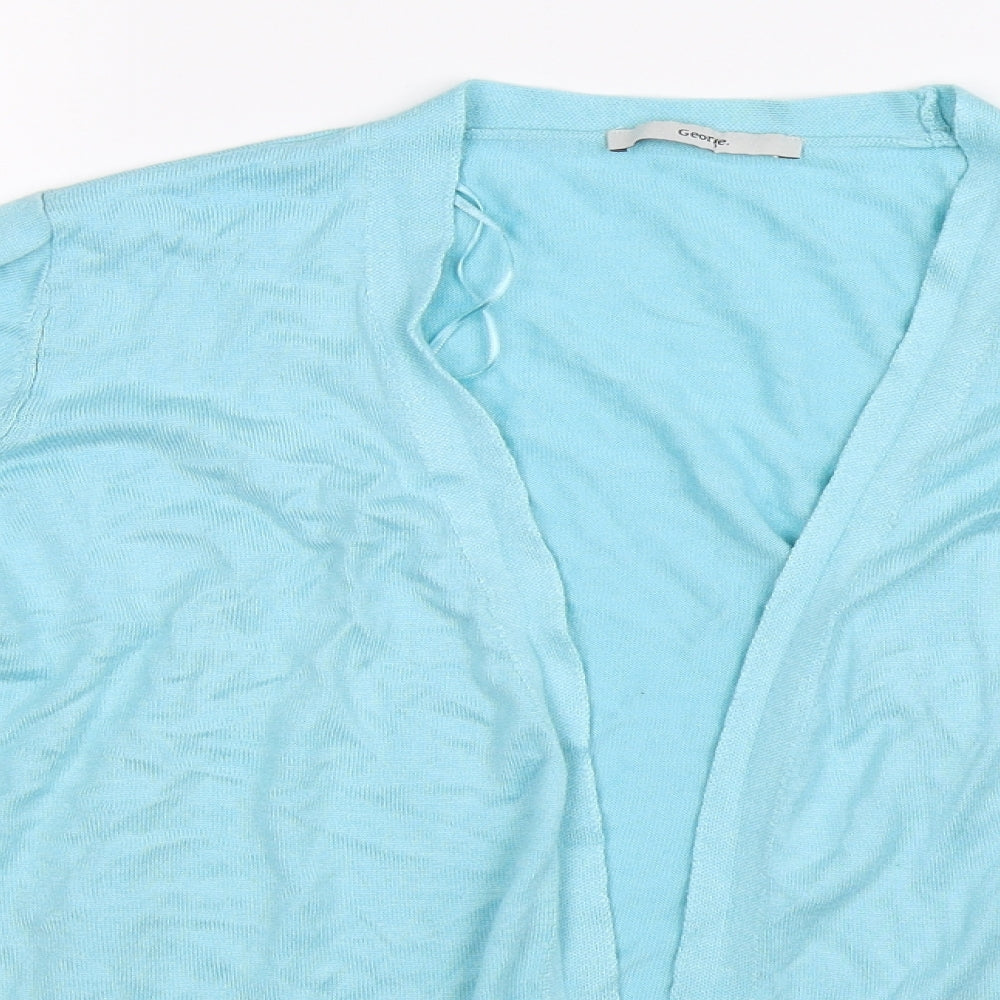George Womens Blue  Knit Cardigan Jumper Size 18