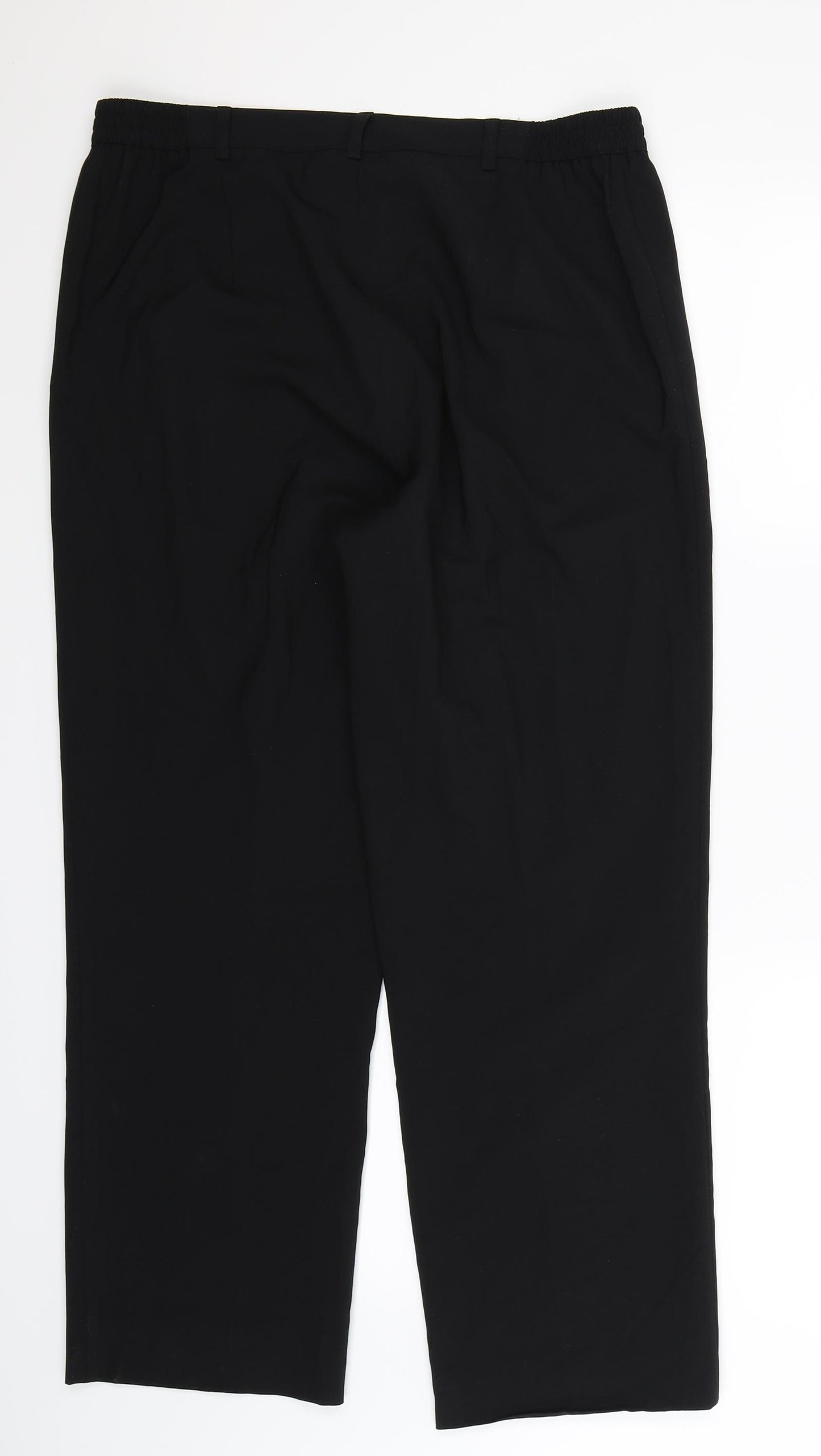 Faber Womens Black   Trousers  Size 14 L29 in