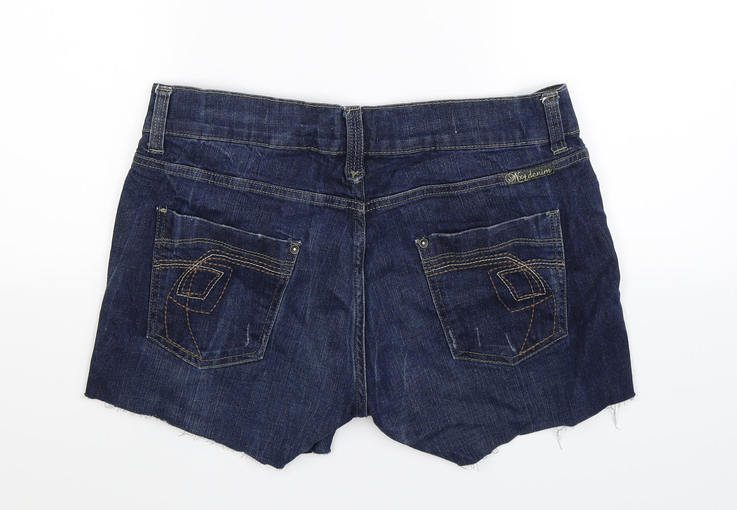 NEXT Womens Blue  Denim Hot Pants Shorts Size 16