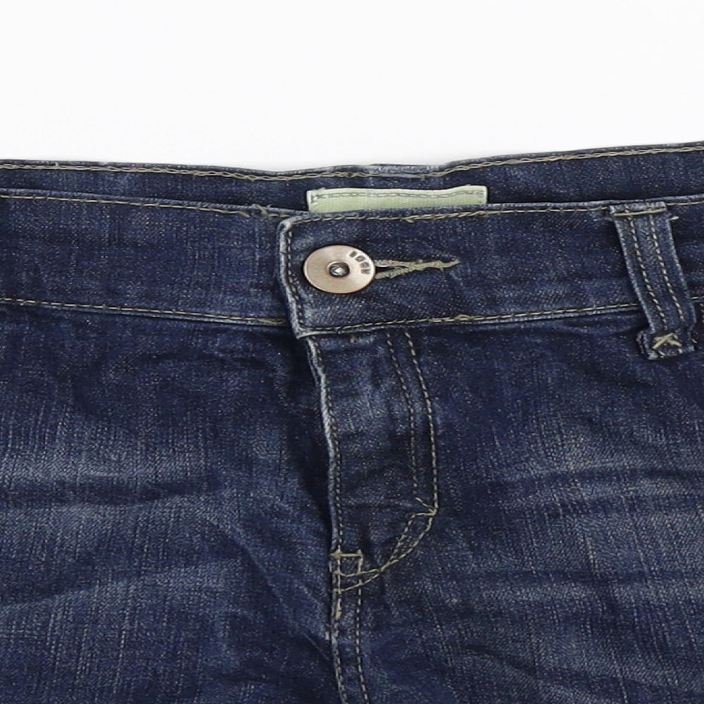 NEXT Womens Blue  Denim Hot Pants Shorts Size 16
