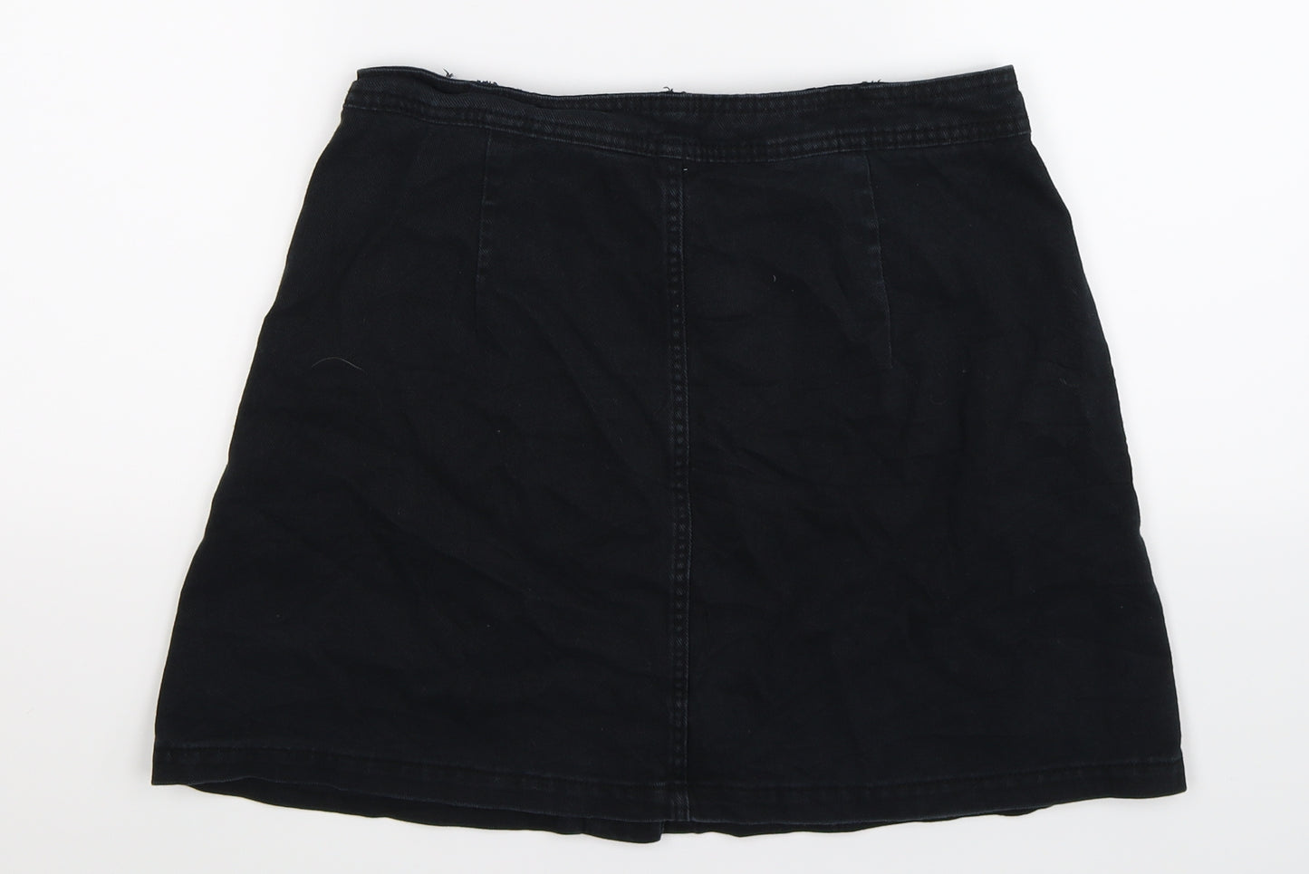 Divided Womens Blue  Denim A-Line Skirt Size 8