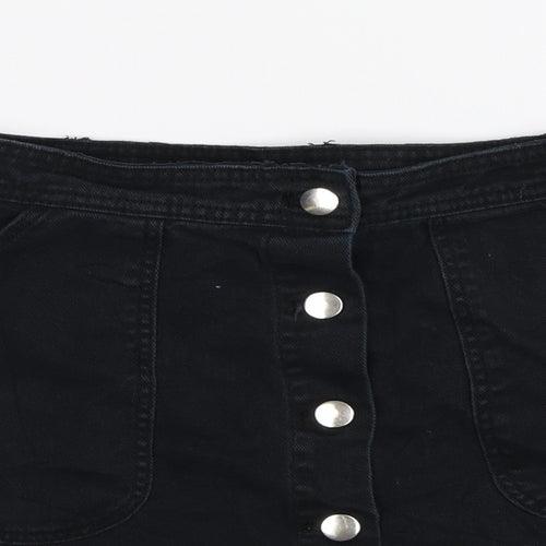 Divided Womens Blue  Denim A-Line Skirt Size 8