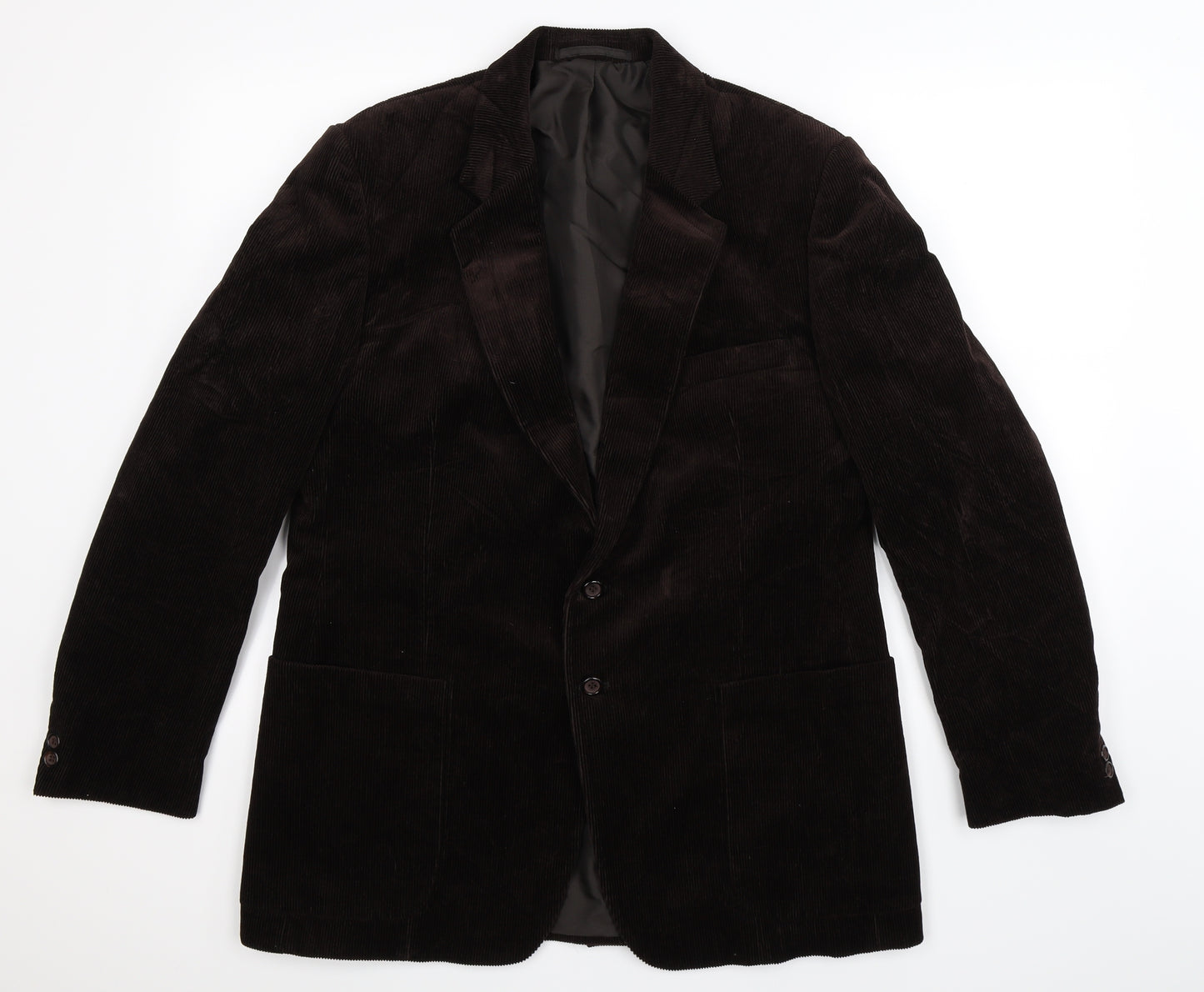 St Michael Mens Brown  Corduroy Jacket Blazer Size 42