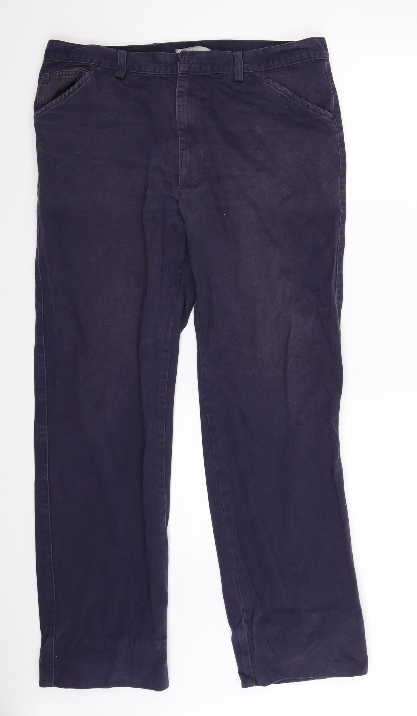 Versace Mens Blue  Denim Straight Jeans Size 36 L31 in