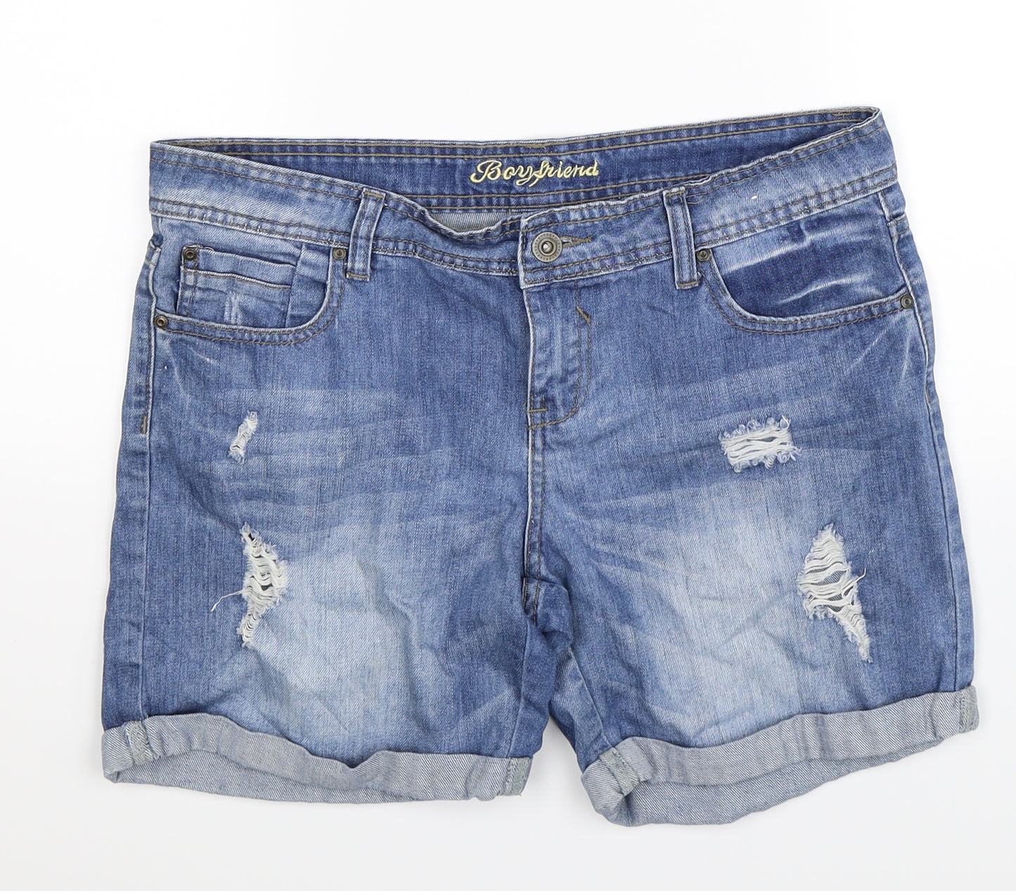 Denim Co Womens Blue  Denim Bermuda Shorts Size 12