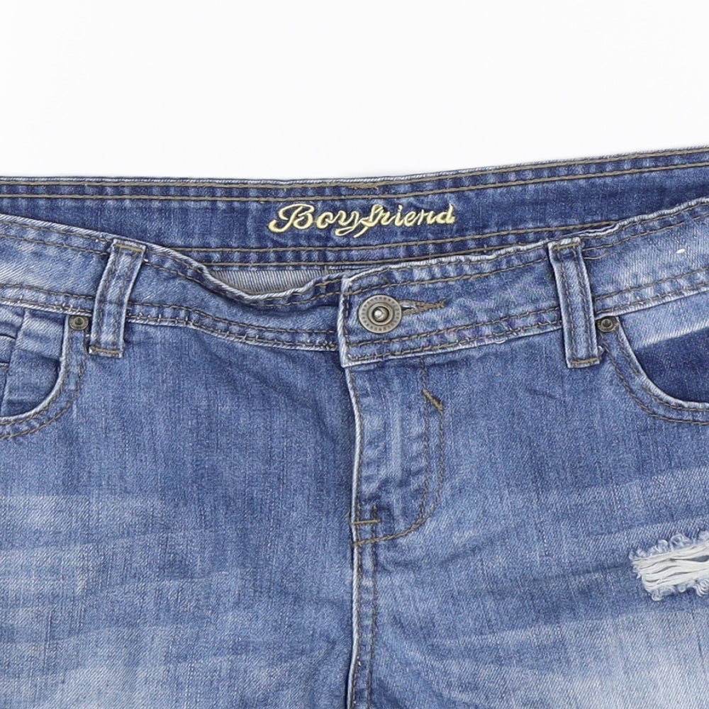 Denim Co Womens Blue  Denim Bermuda Shorts Size 12
