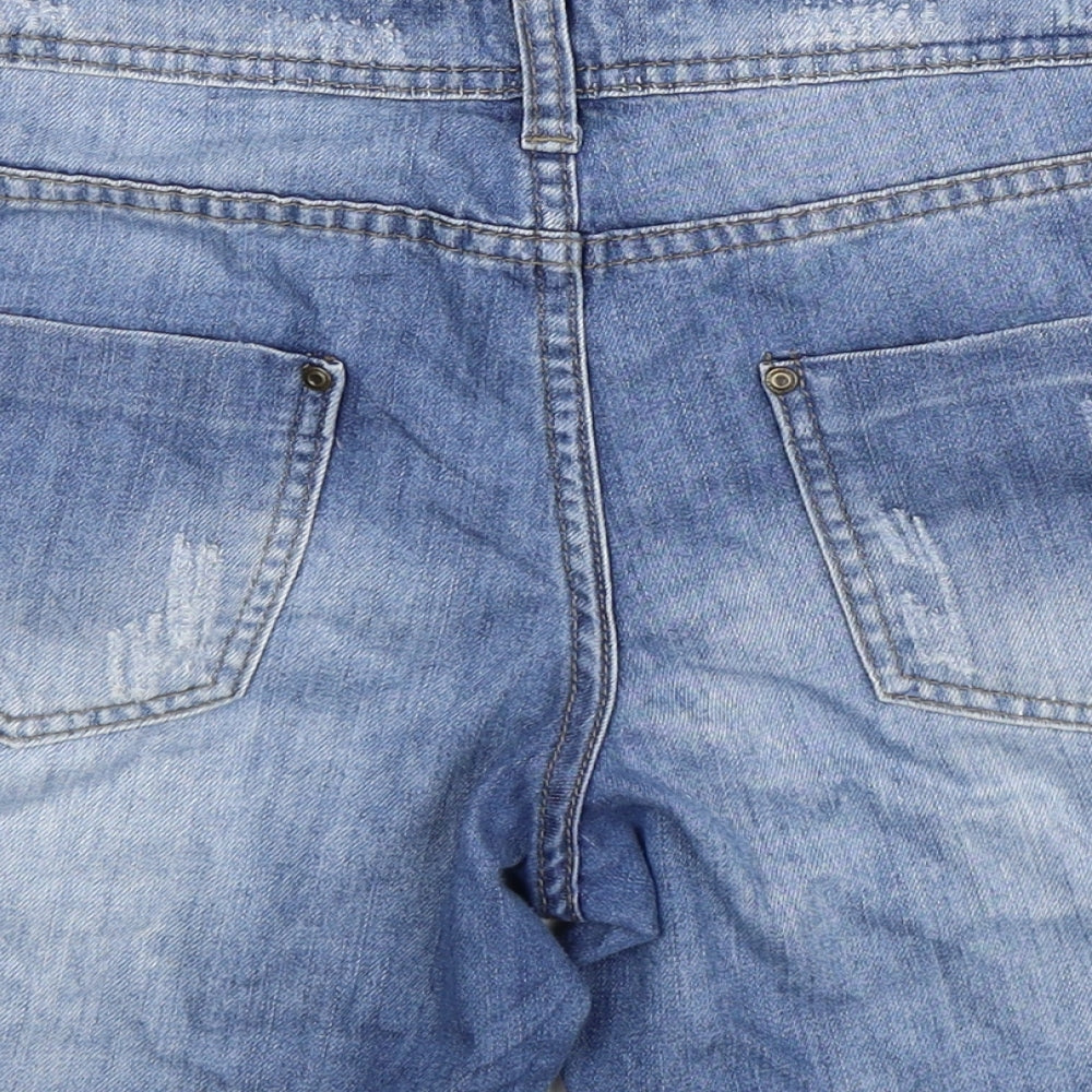 Denim Co Womens Blue  Denim Bermuda Shorts Size 12