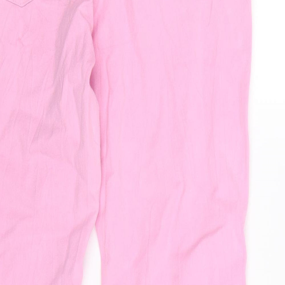 Olsen Womens Pink  Denim Bootcut Jeans Size 16 L31 in