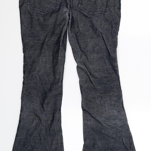 NEXT Womens Blue  Corduroy Trousers  Size 12 L31 in
