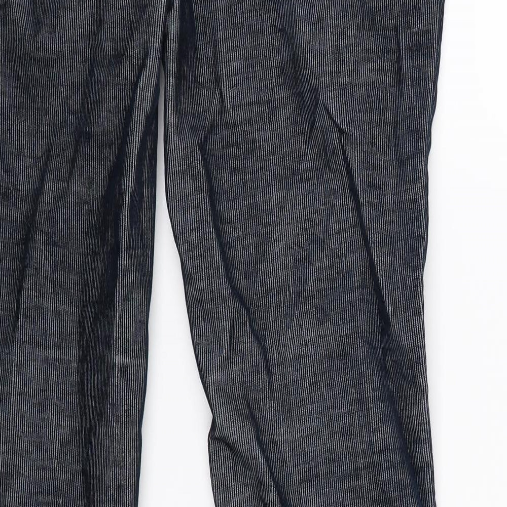 NEXT Womens Blue  Corduroy Trousers  Size 12 L31 in