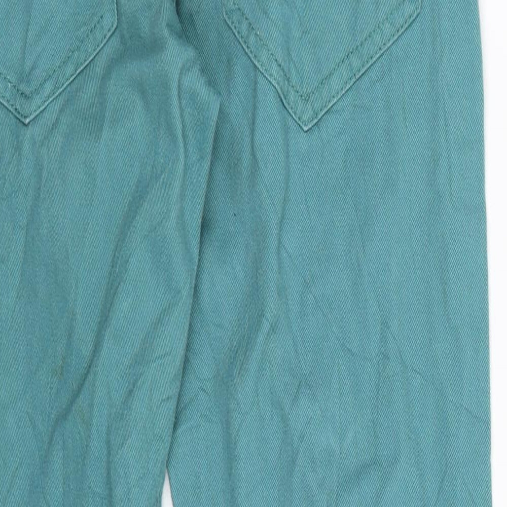 Peacocks Womens Green  Denim Skinny Jeans Size 8 L28 in