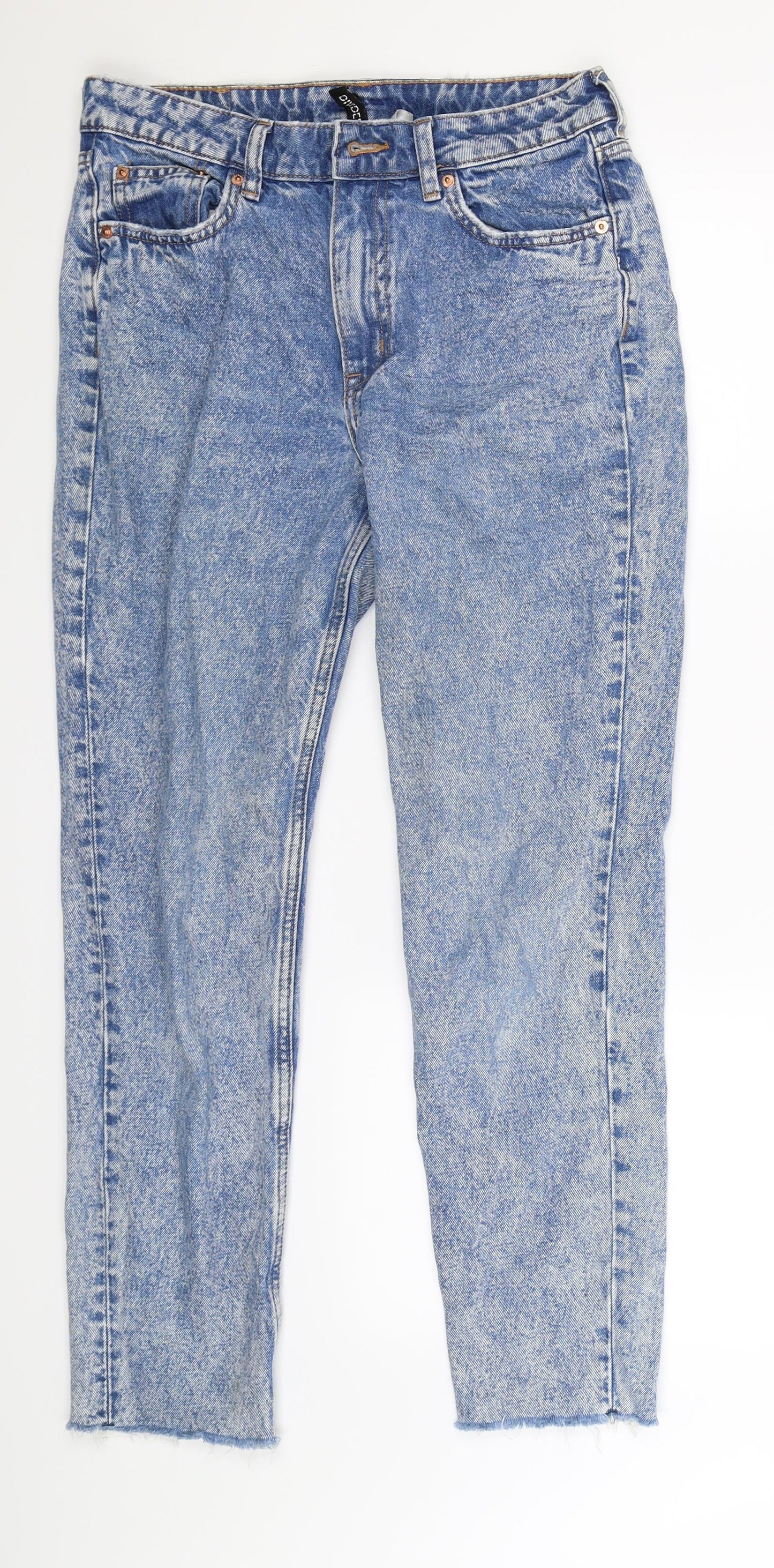 Divided Womens Blue  Denim Cropped Jeans Size 12 L26 in