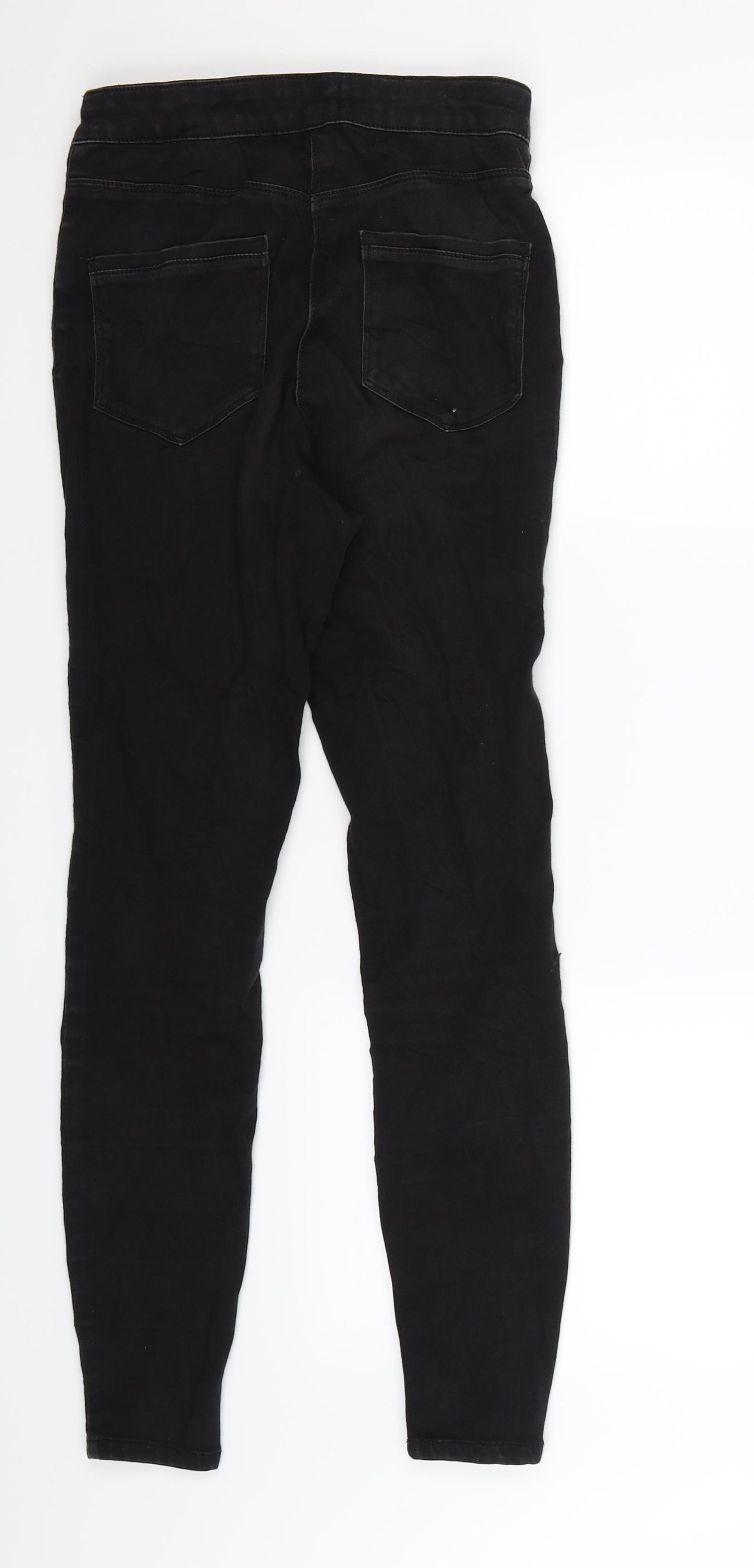Matalan Womens Black  Denim Jegging Jeans Size 10 L28 in