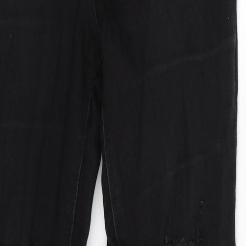Matalan Womens Black  Denim Jegging Jeans Size 10 L28 in