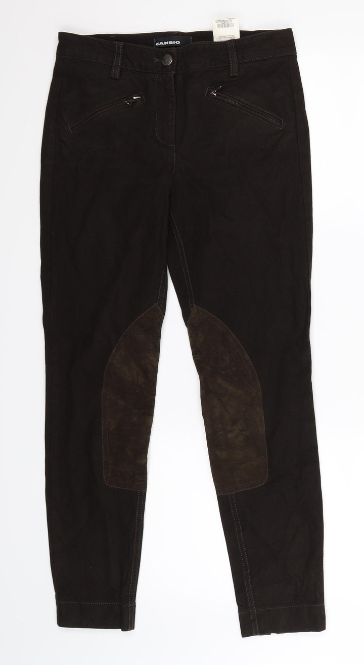 Cambio Womens Black Denim Skinny Jeans Size 8 L27 in