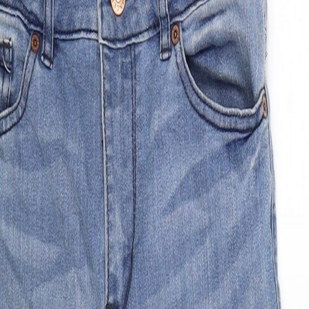 Divided Womens Blue  Denim Dungaree One-Piece Size 10 L31 in