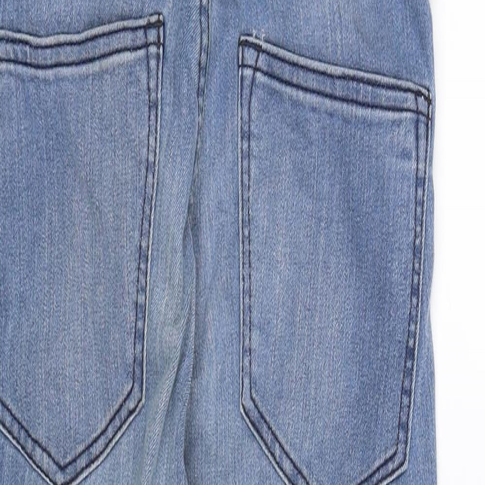 Divided Womens Blue  Denim Dungaree One-Piece Size 10 L31 in