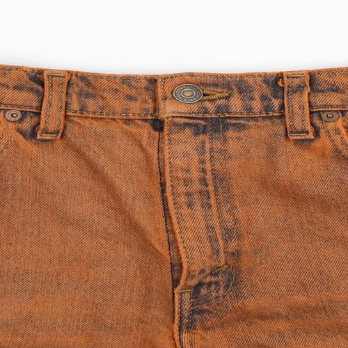 Levi's Womens Brown  Denim Hot Pants Shorts Size 8