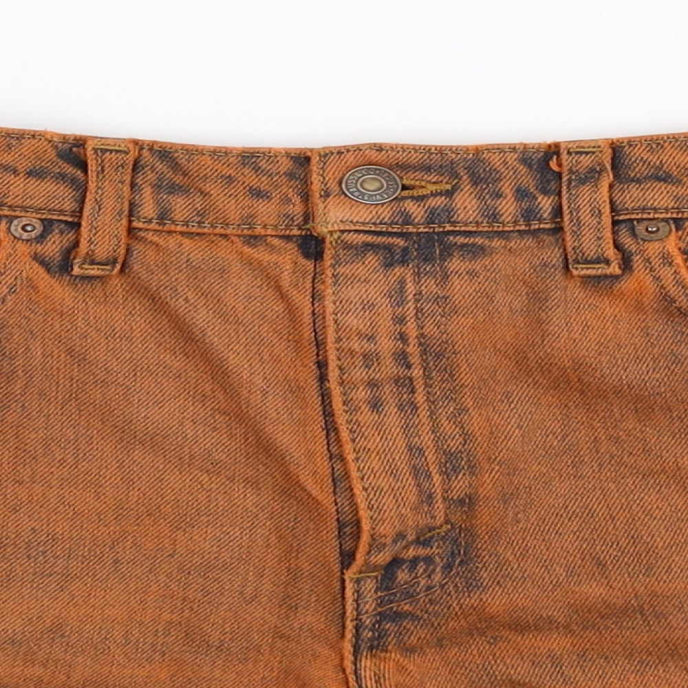 Levi's Womens Brown  Denim Hot Pants Shorts Size 8