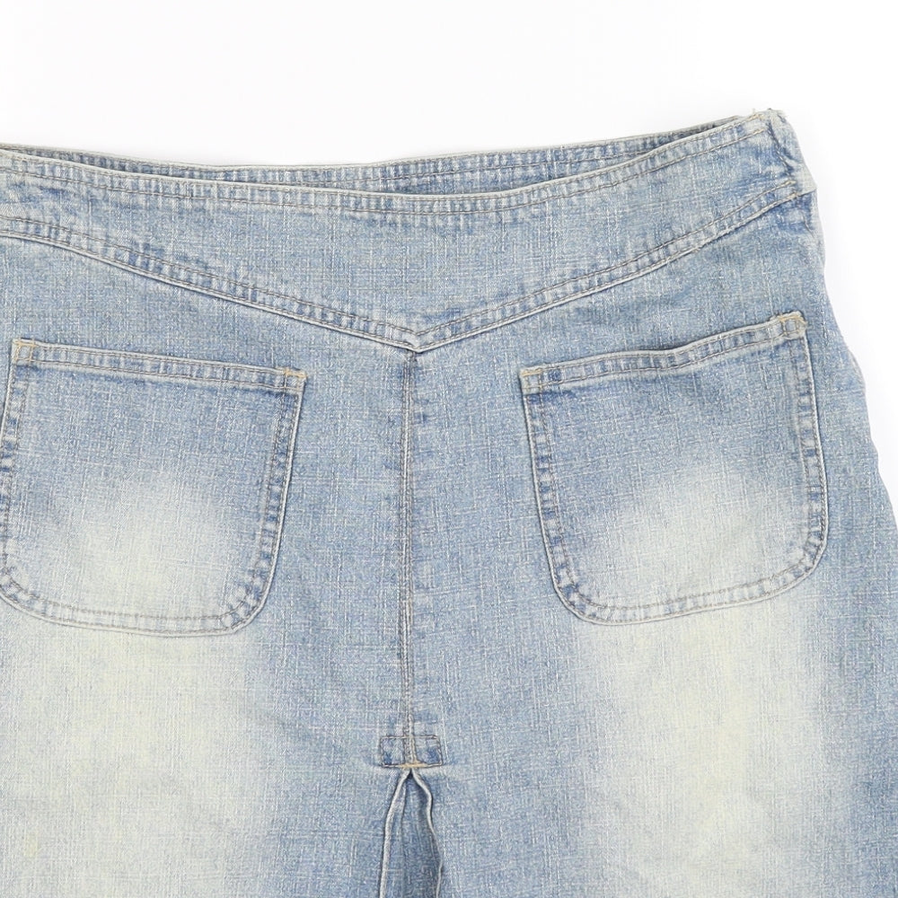 Phase Eight Womens Blue  Denim A-Line Skirt Size 10