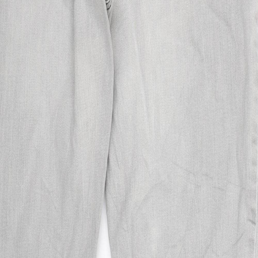 NEXT Womens Grey  Denim Skinny Jeans Size 14 L29 in