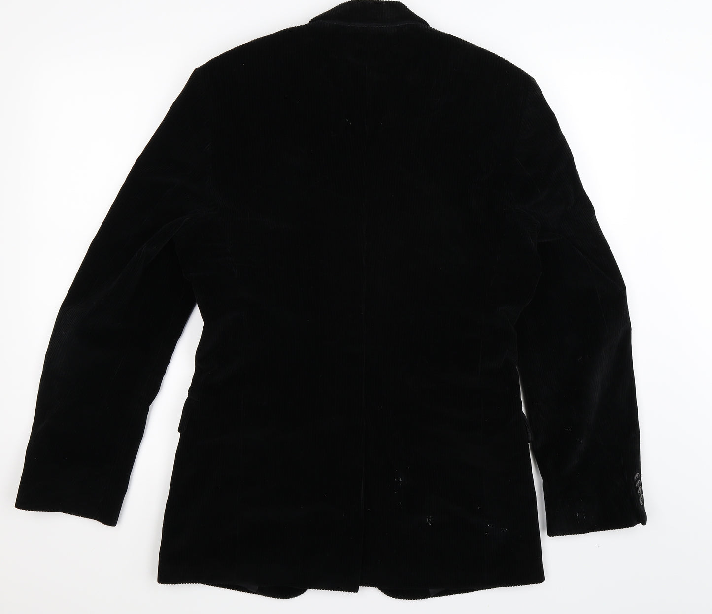 Zara Mens Black  Corduroy Jacket Suit Jacket Size 40