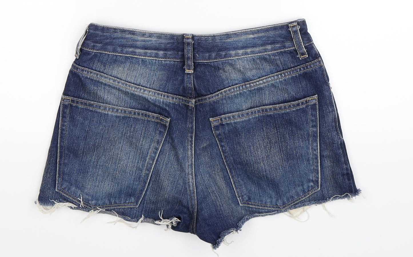 ASOS Womens Blue  Denim Hot Pants Shorts Size 6
