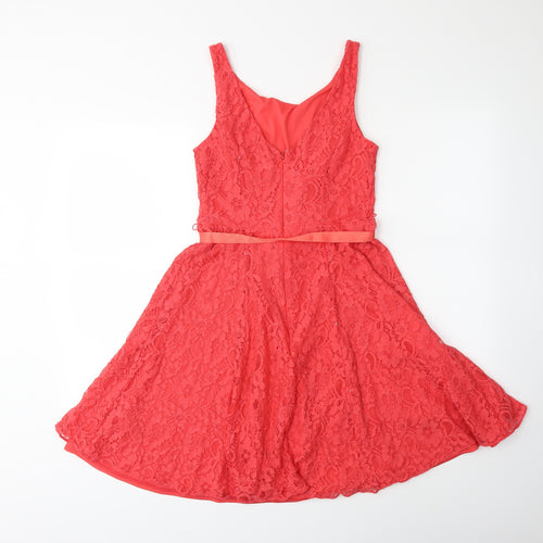 F&F Womens Pink   Fit & Flare  Size 10