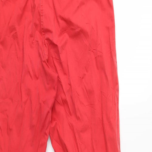 Per Una Womens Red   Trousers  Size 14 L27 in