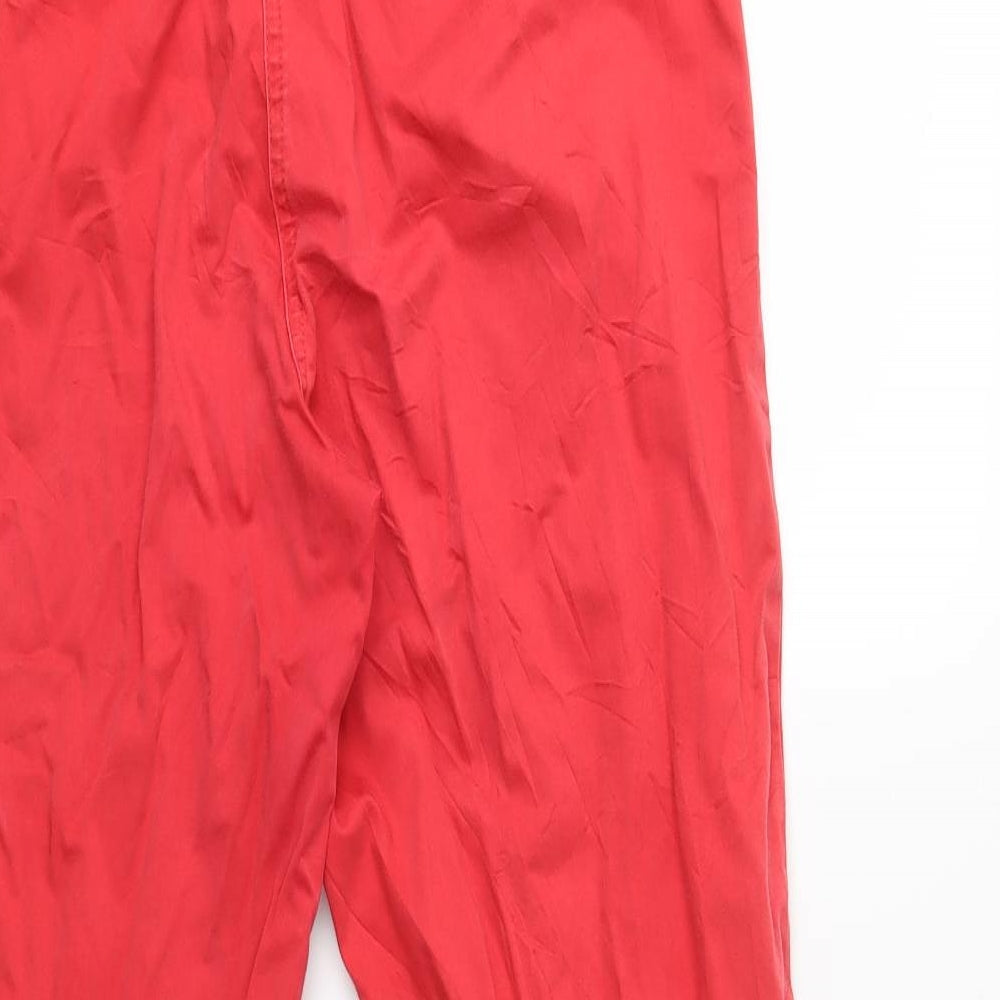 Per Una Womens Red   Trousers  Size 14 L27 in