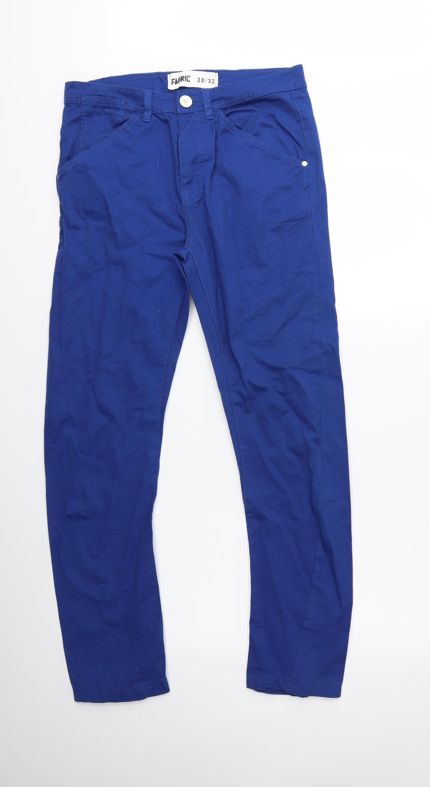 Preworn Mens Blue   Chino Trousers  L32 in