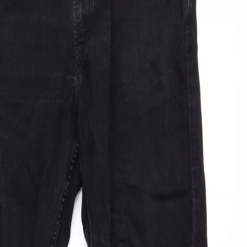 Levi's Mens Black  Denim Straight Jeans  L32 in