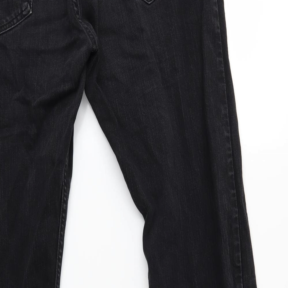 Levi's Mens Black  Denim Straight Jeans  L32 in