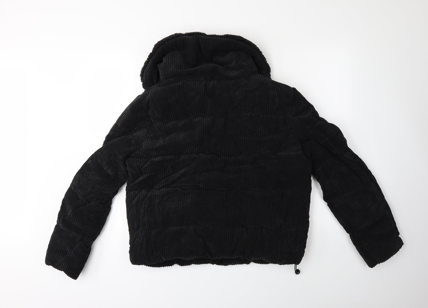 Wool Coat Primark Long Black Coat Leather Coat Primark Black Faux - Main Image