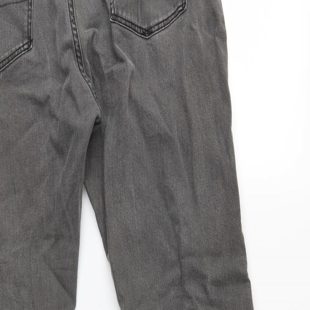 Marks and Spencer Mens Grey  Denim Straight Jeans  L31 in